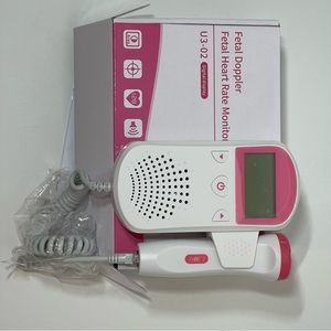 Portable Ultrasound Fetal Doppler Heart Rate Monitor